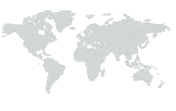 Mapa de destinos de exportación Oligra